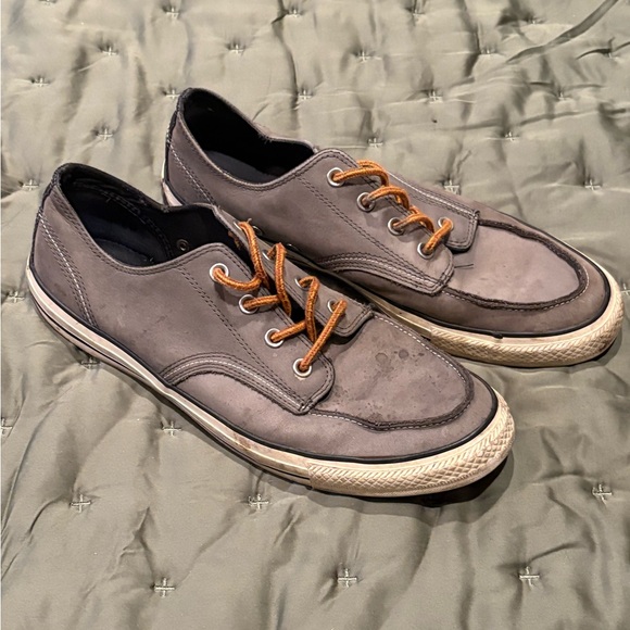 Converse Men's Charcoal and Tan Sneakers - Picture 2 of 6